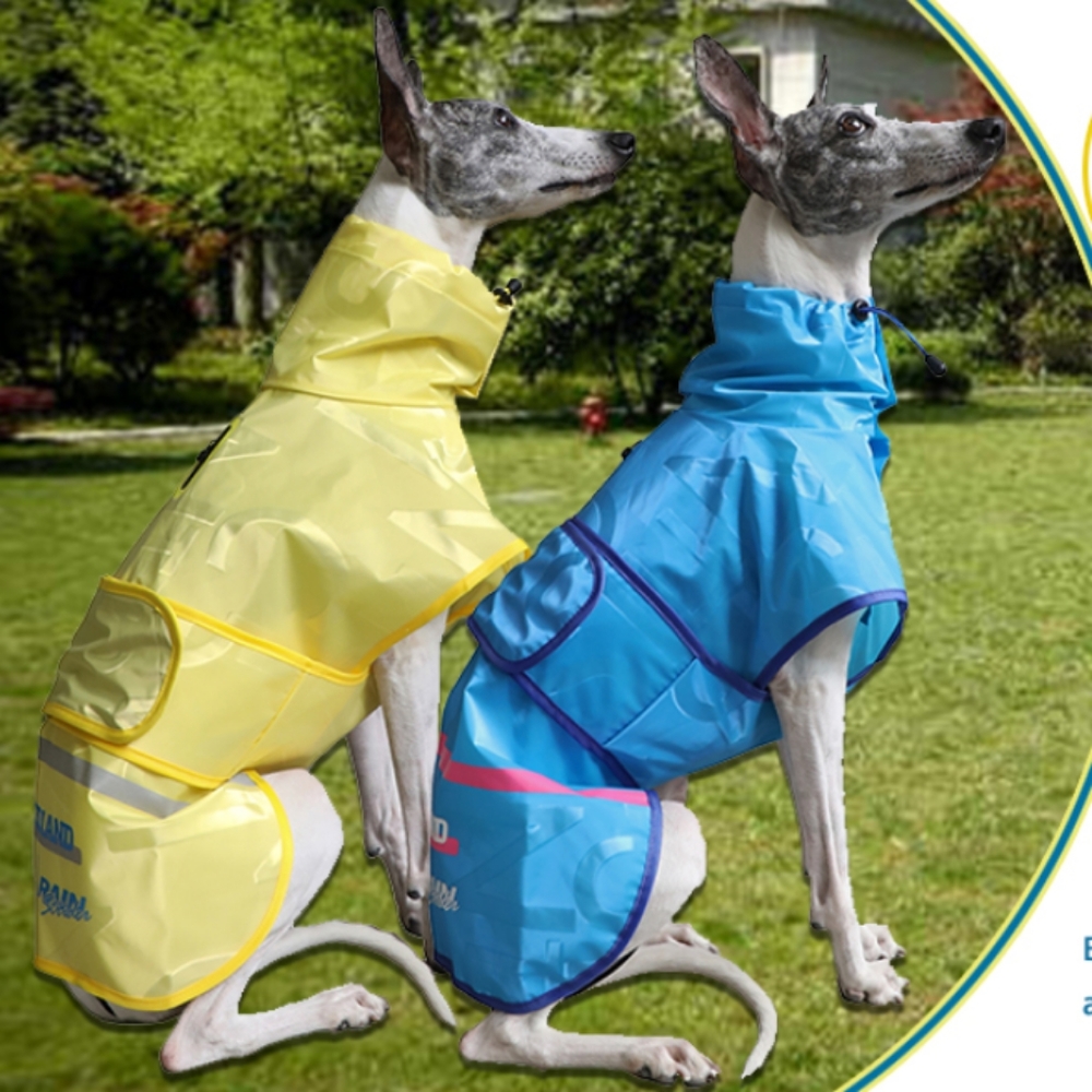 Yellow Zooland Dog Raincoat